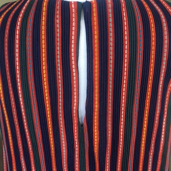 Adrianna Papell Striped Sleeveless Mini Dress - Picture 8 of 11